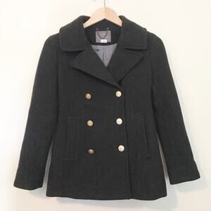 J. Crew Majesty Peacoat Stadium Cloth by Nello Gori 4P